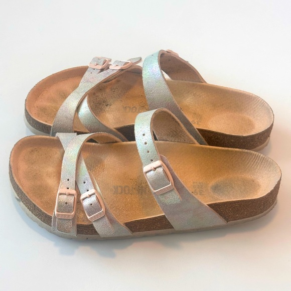 Birkenstock Shoes - Birkenstock Franca Iridescent Rose Sandal